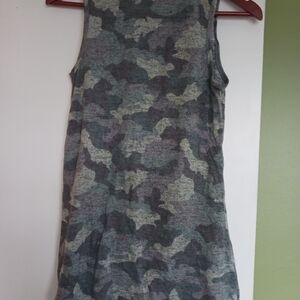 Camo Sleeveless Top